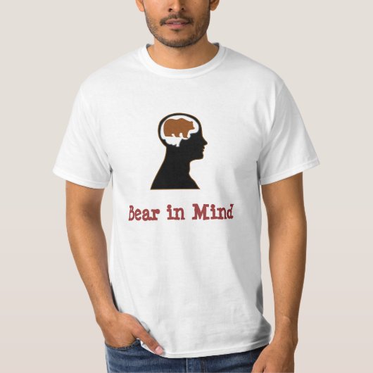 Beer in gedachten grappig t-shirt (Voorkant)