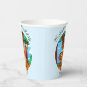 Beer in grasland verjaardag papieren bekers (Rechts)