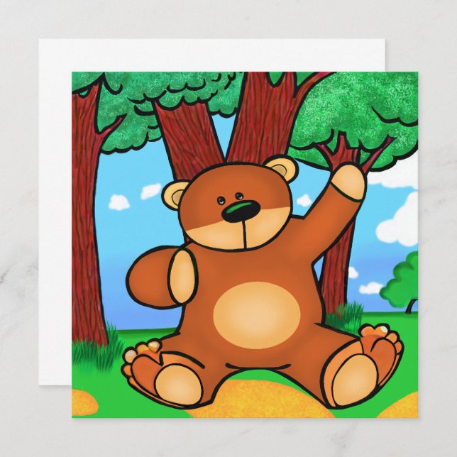 Beer in grassland (Voorkant / Achterkant)