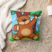 Beer in grassland kussen (Deken)