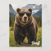 Beer in het Banff National Park Briefkaart (Voorkant)