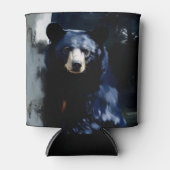 Beer in het Bossen Portret Blikjeskoeler (Voorkant)