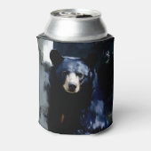 Beer in het Bossen Portret Blikjeskoeler (Blikje Achterkant)