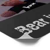 Beer in het hout poster (Hoek)