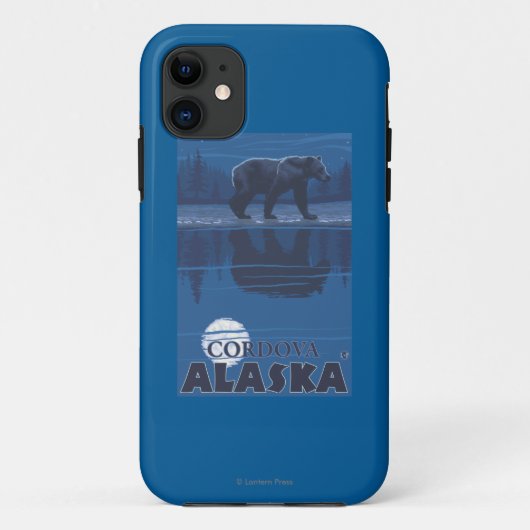 Beer in het maanlicht - Cordova, Alaska Case-Mate iPhone Case (Achterkant)