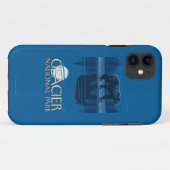 Beer in het maanlicht - Glacier National Park, MT Case-Mate iPhone Case (Achterkant (horizontaal))