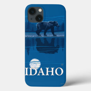 Beer in het maanlichtIdahoVintage Reisposter Case-Mate iPhone Case