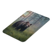 Beer in het magische bos magneet (Linkerzijde)