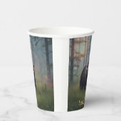 Beer in het magische bos papieren bekers (Rechts)