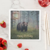 Beer in het magische bos servet (Insitu)