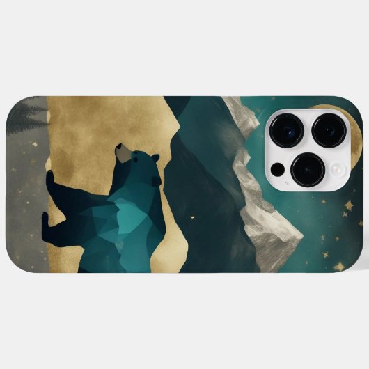 Beer in het Moonlight Design Case-Mate iPhone Case (Achterkant (horizontaal))