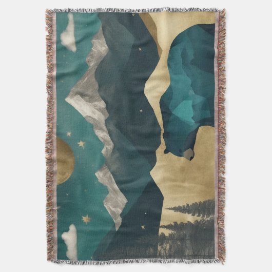 Beer in het Moonlight Design Deken (Voorkant Verticaal)