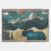 Beer in het Moonlight Design Deken (Voorkant)