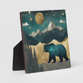 Beer in het Moonlight Design Fotoplaat (Voorkant)