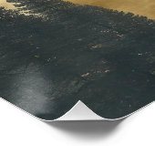 Beer in het Moonlight Design Perfect Poster (Hoek)