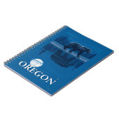 Beer in het Moonlight-Poster voor reisreizen Notitieboek (Linkerzijde)