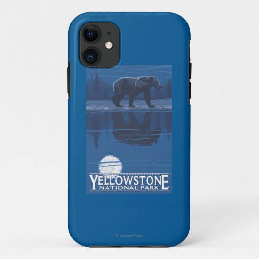 Beer in het Nationaal Park Moonlight - Yellowstone Case-Mate iPhone Case (Achterkant)