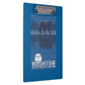 Beer in het Nationaal Park Moonlight - Yellowstone Klembord (Rechts)