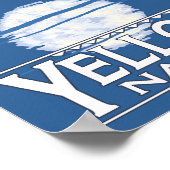 Beer in het Nationaal Park Moonlight - Yellowstone Poster (Hoek)