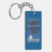 Beer in het Nationaal Park Moonlight - Yellowstone Sleutelhanger (Voorkant Links)