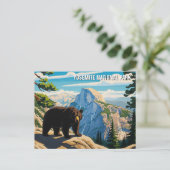 Beer in het Yosemite National Park Briefkaart (Staand voorkant)