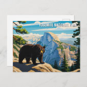 Beer in het Yosemite National Park Briefkaart (Voorkant / Achterkant)