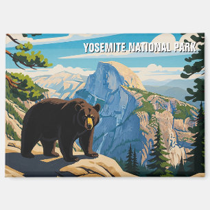 Beer in het Yosemite National Park Magneet