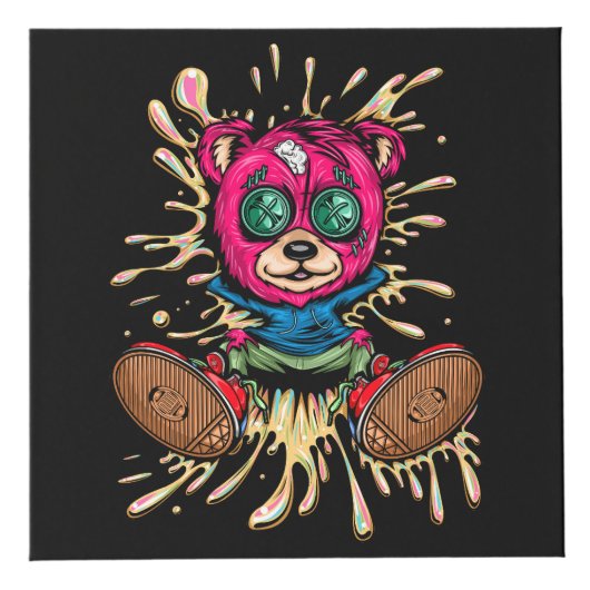 Beer in honing kubus (Rechts)