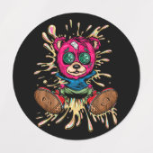 Beer in honing labels (Design 1)