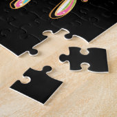 Beer in honing legpuzzel (Zijkant)