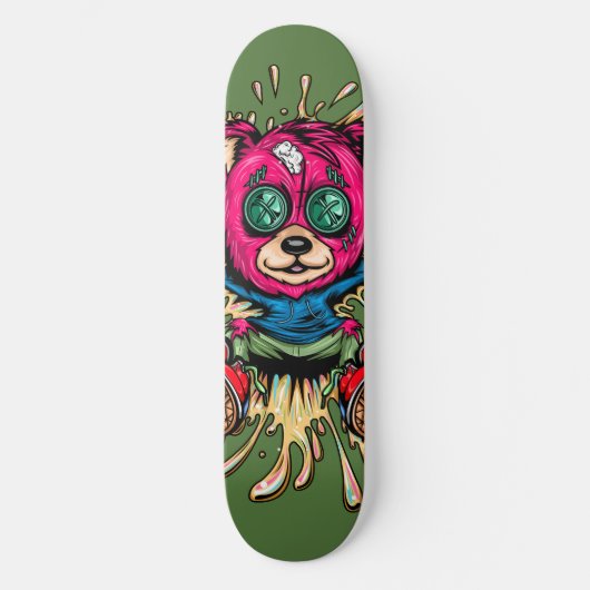 Beer in honing persoonlijk skateboard (Voorkant)
