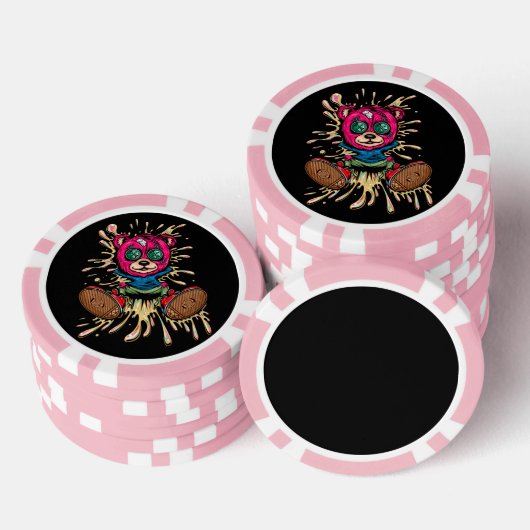 Beer in honing poker chips (Opstapeling)