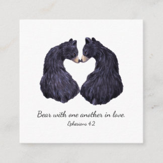 Beer in Liefde Schrift Kaart