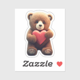 Beer in liefde sticker