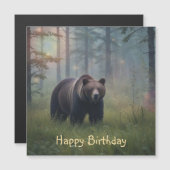 Beer in Magisch Bos (Voorkant / Achterkant)