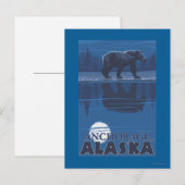 Beer in Moonlight - Anchorage, Alaska Briefkaart (Voorkant / Achterkant)