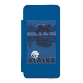 Beer in Moonlight - Anchorage, Alaska Incipio iPhone Portemonnee Hoesje (Voorkant Agenda)