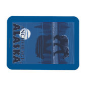 Beer in Moonlight - Anchorage, Alaska Magneet (Horizontaal)