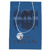 Beer in Moonlight - Bend, Oregon Medium Cadeauzakje (Achterkant)