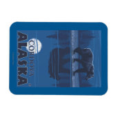 Beer in Moonlight - Cordova, Alaska Magneet (Horizontaal)