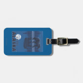 Beer in Moonlight - Curry, Alaska Bagagelabel (Voorkant horizontaal)