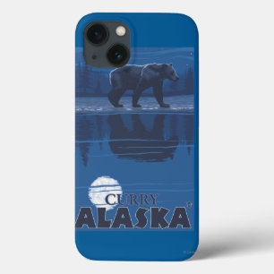 Beer in Moonlight - Curry, Alaska iPhone 13 Hoesje