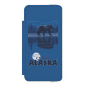 Beer in Moonlight - Curry, Alaska Incipio iPhone Portemonnee Hoesje (Voorkant Agenda)