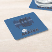 Beer in Moonlight - Curry, Alaska Kartonnen Onderzetters (Schuin)