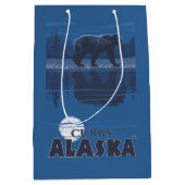 Beer in Moonlight - Curry, Alaska Medium Cadeauzakje (Voorkant)