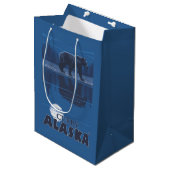 Beer in Moonlight - Curry, Alaska Medium Cadeauzakje (Voorkant Gekanteld)