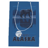 Beer in Moonlight - Curry, Alaska Medium Cadeauzakje (Achterkant)