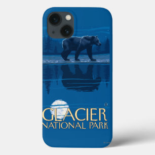Beer in Moonlight - Glacier National Park, MT Case-Mate iPhone Case