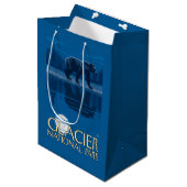 Beer in Moonlight - Glacier National Park, MT Medium Cadeauzakje (Voorkant Gekanteld)