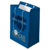 Beer in Moonlight - Glacier National Park, MT Medium Cadeauzakje (Achterkant Gekanteld)